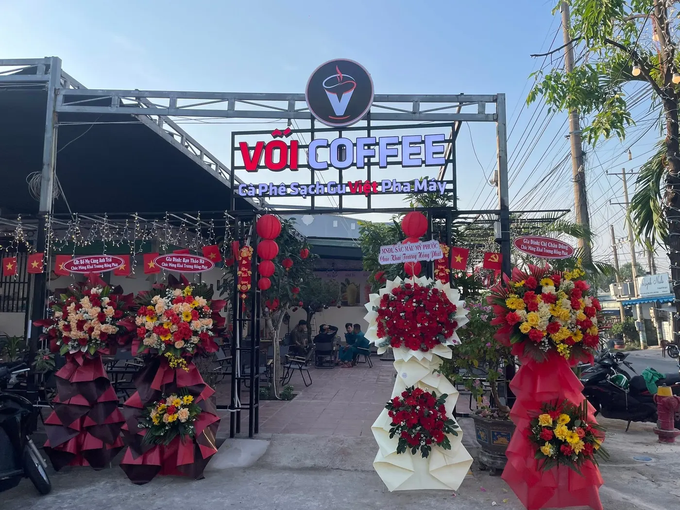 Quán Vối Coffee của anh Minh ngày khai trương